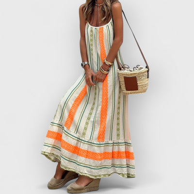 Women'S Casual New Bohemian Printed Sling Loose Dress