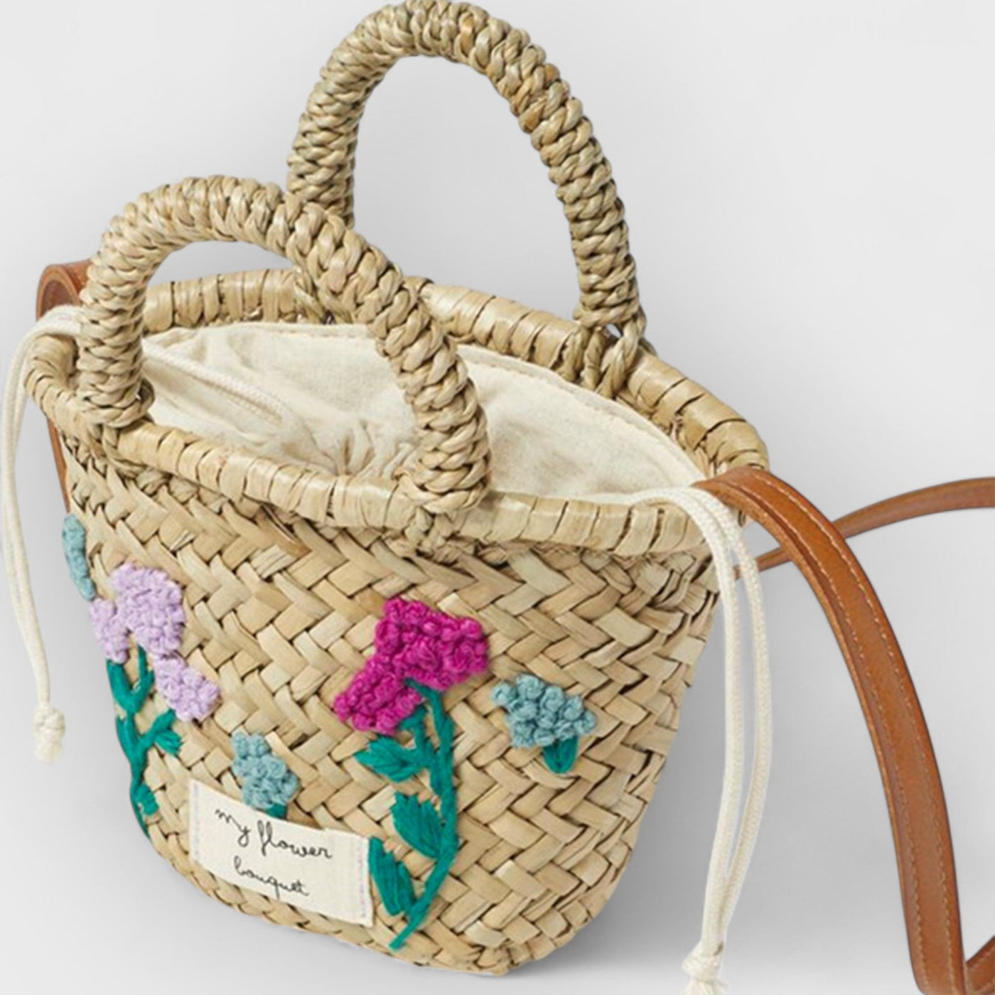 Mini Basket Messenger Bag