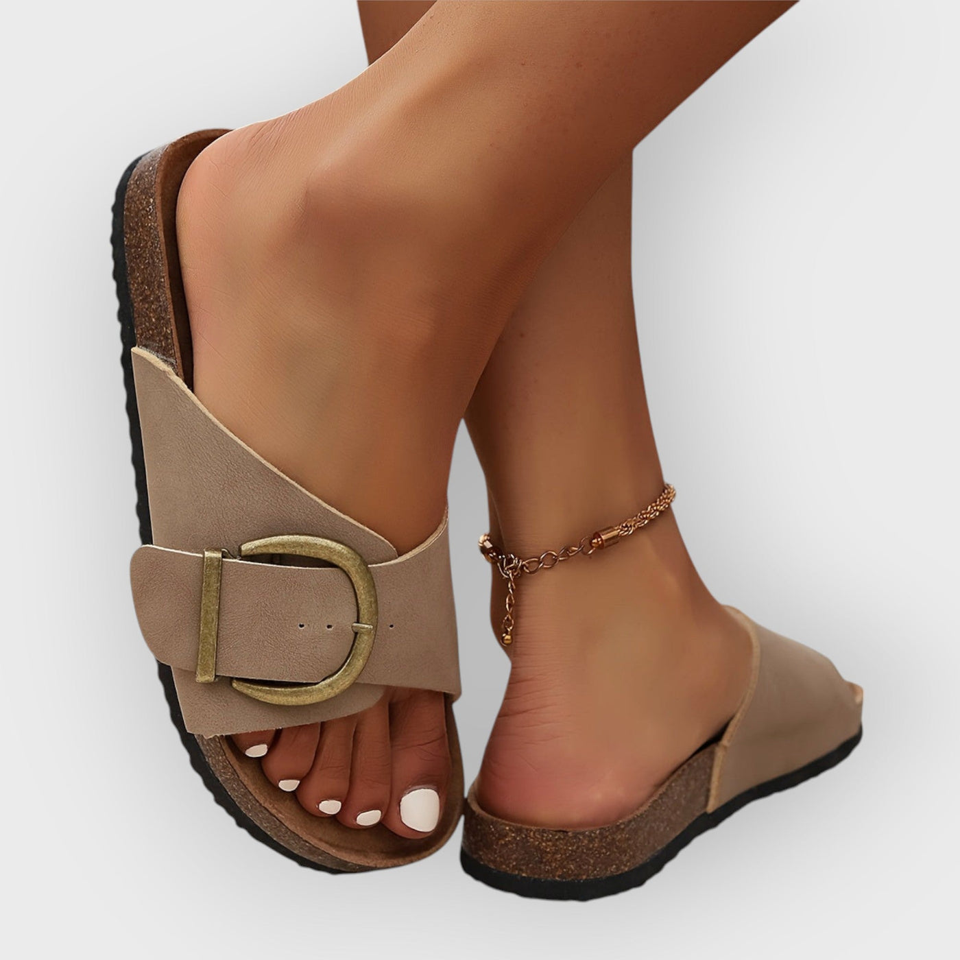Eden Women's Cork Slide Sandals