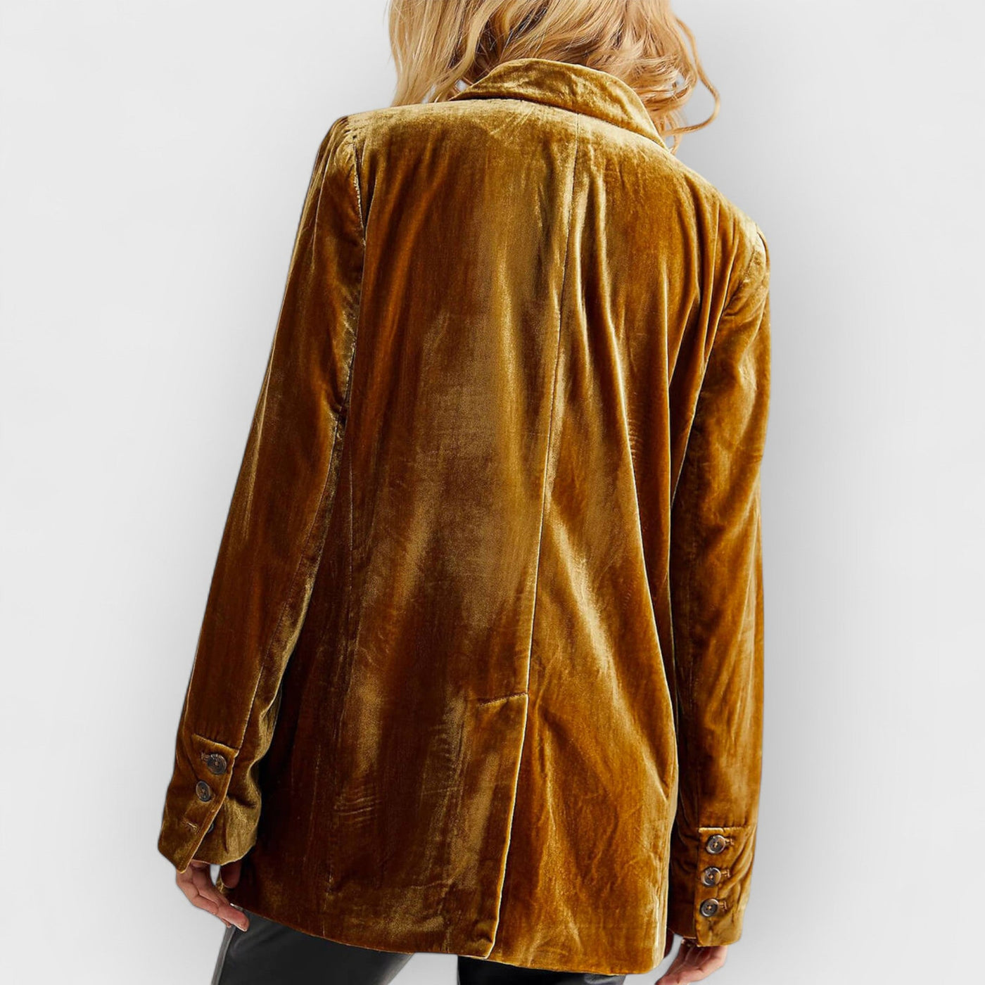 Velvet Slit Blazer