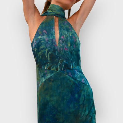 Monet maxi Dress - Irises