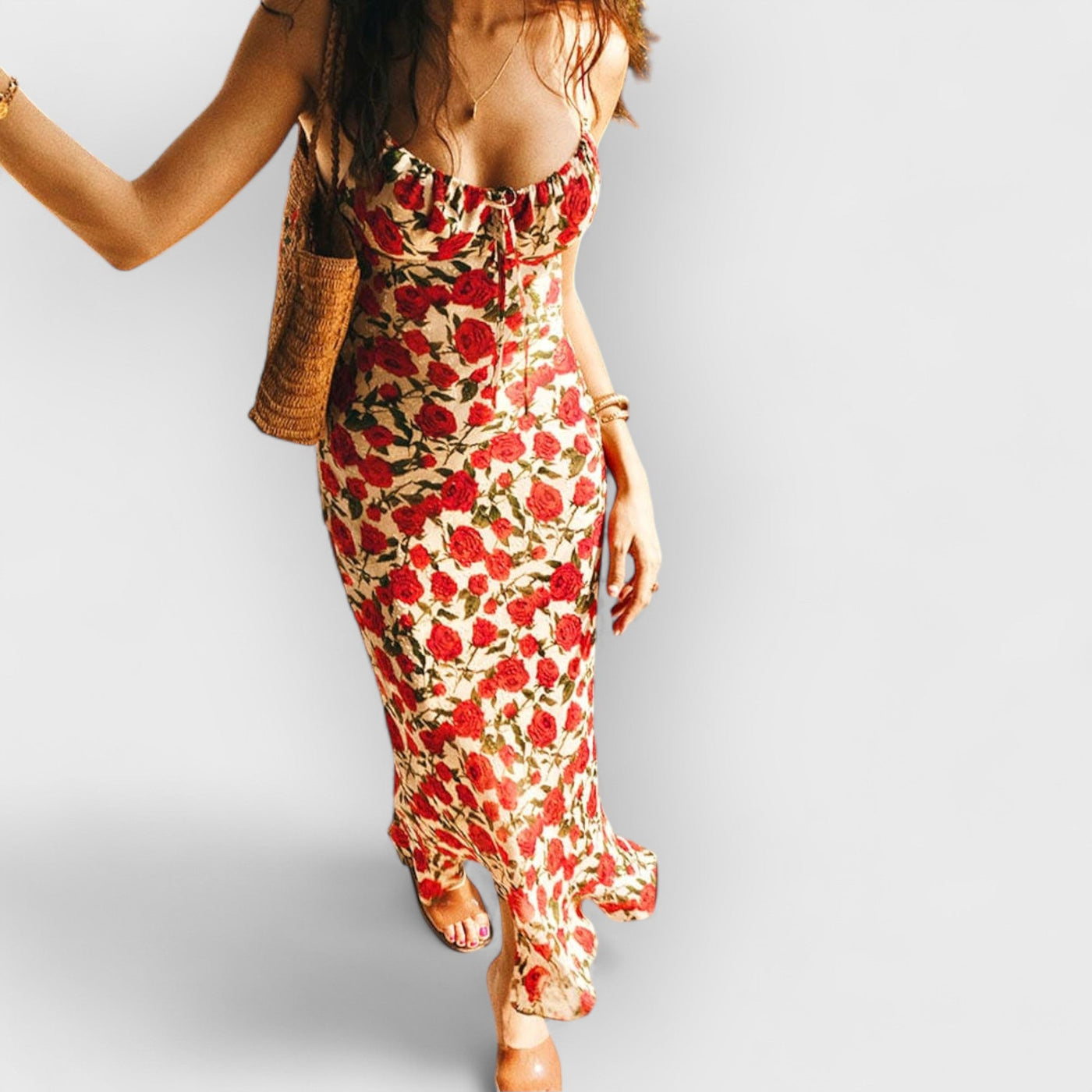Rose Floral Dress