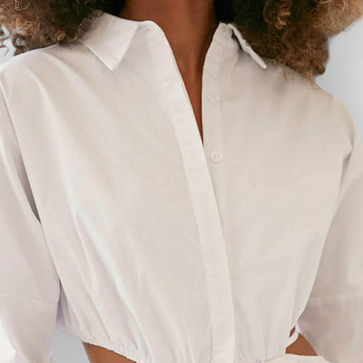 Waist Strap Detail Dropped Shoulder Dress
