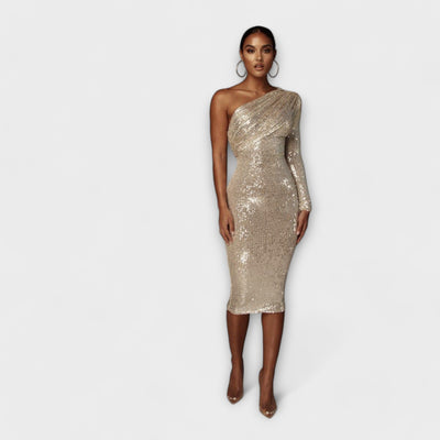 Margely - Evening Dress with Wrap Bust