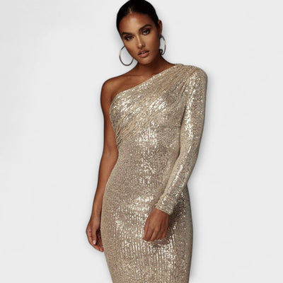 Margely - Evening Dress with Wrap Bust