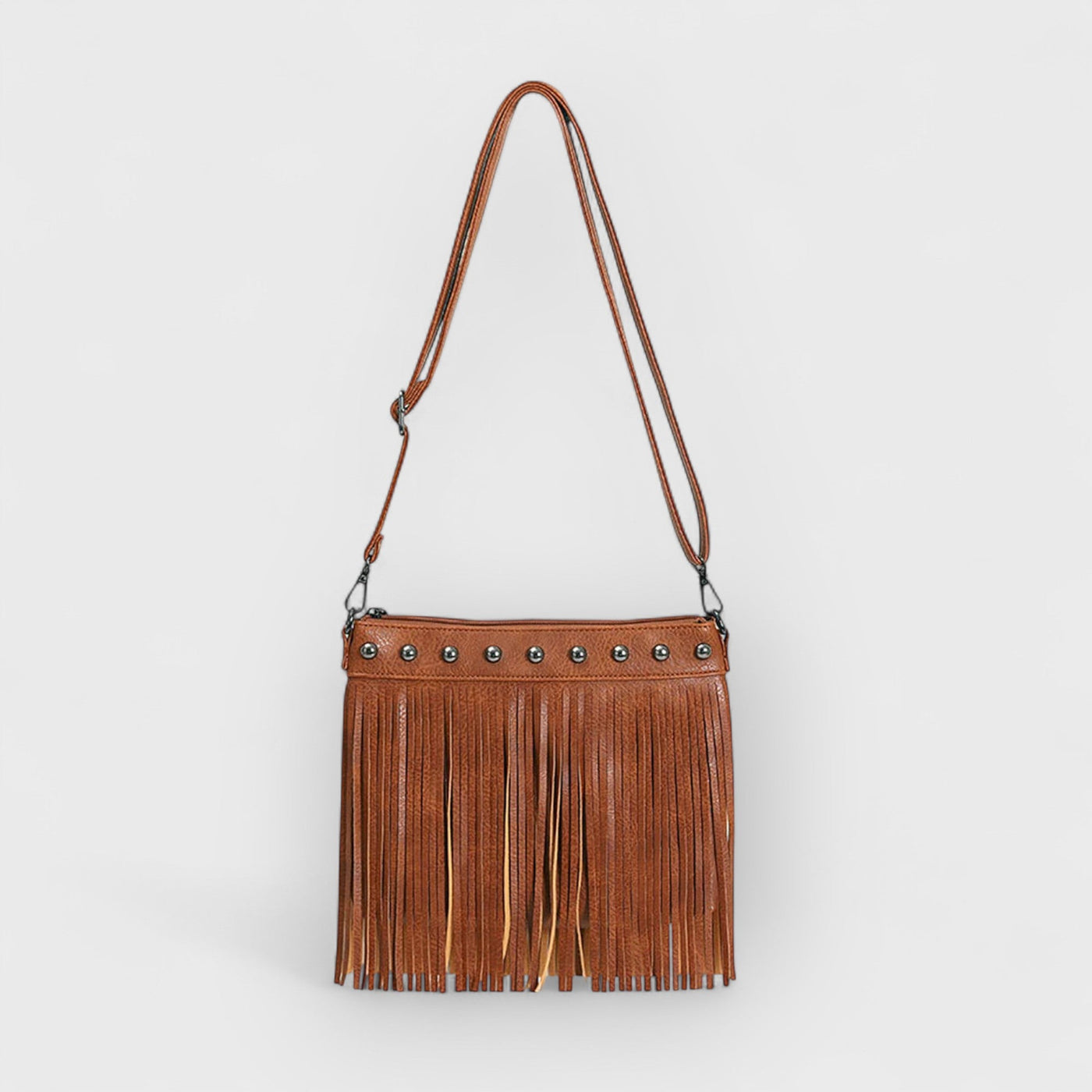 Fringe Decor Crossbody Bag