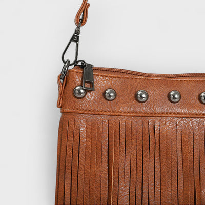 Fringe Decor Crossbody Bag