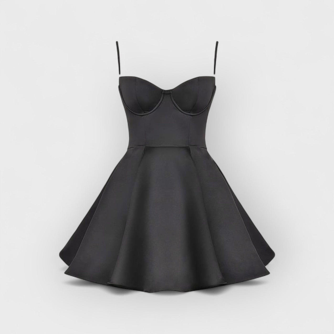 Black Tulle Mini Dress