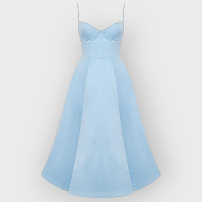 Cinderella Blue Tulle Midi Dress