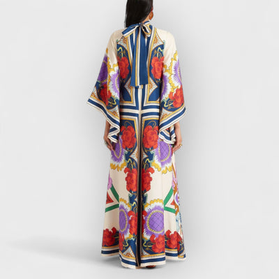 Magnifico Printed Maxi Dress - Rust