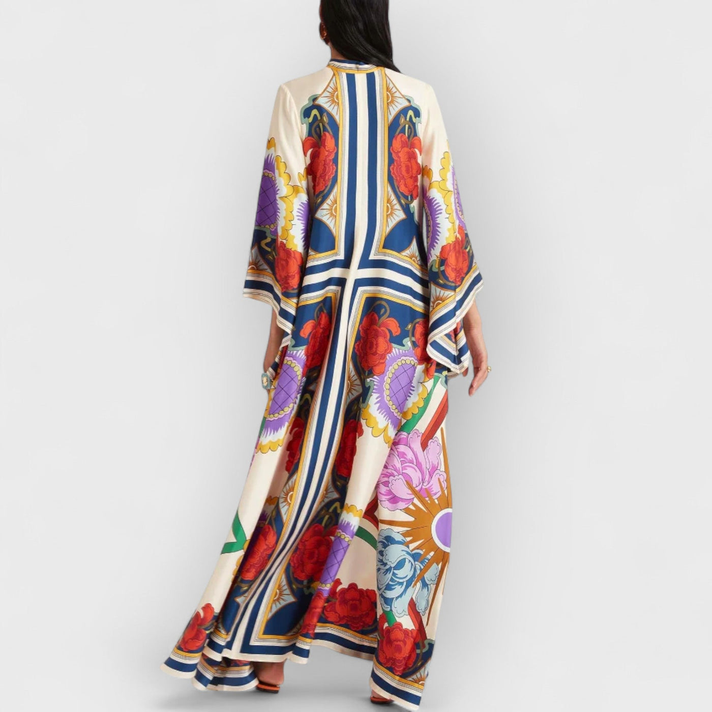 Magnifico Printed Maxi Dress - Rust