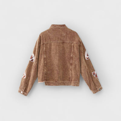 Game Day Rugby Sequined Single Breasted Jacket