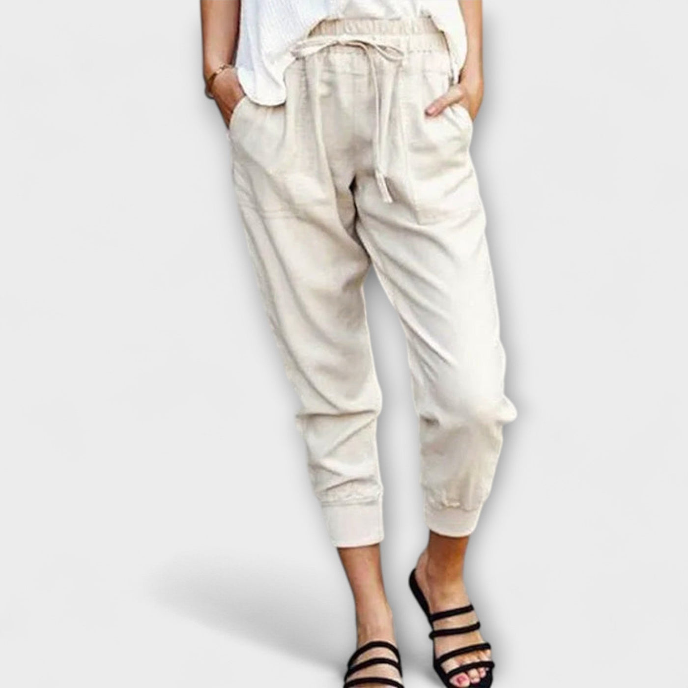 Blaire – Lightweight Linen Pants with Cotton Blend