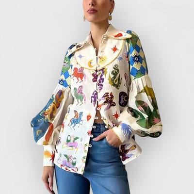 Balloon Sleeve Elegant Shirt