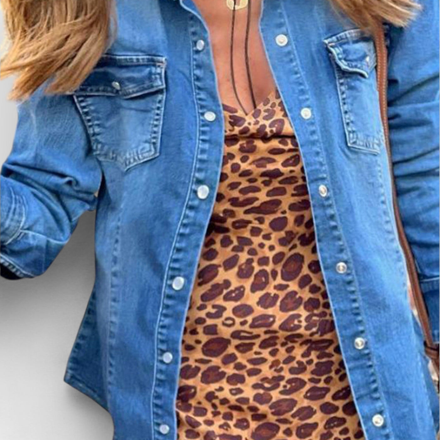 Casual Lapel Denim Jacket