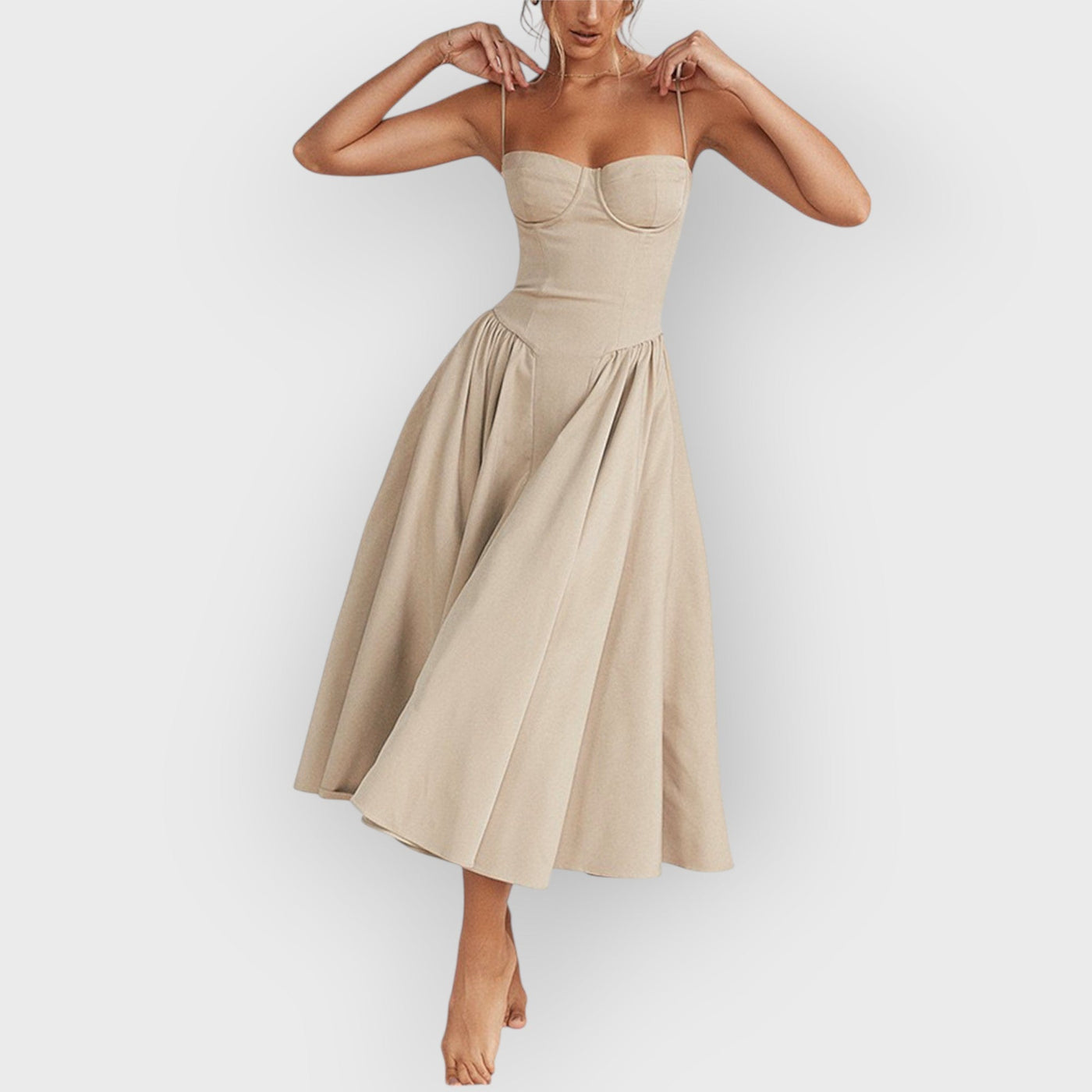 Sexy Sling Midi Dress