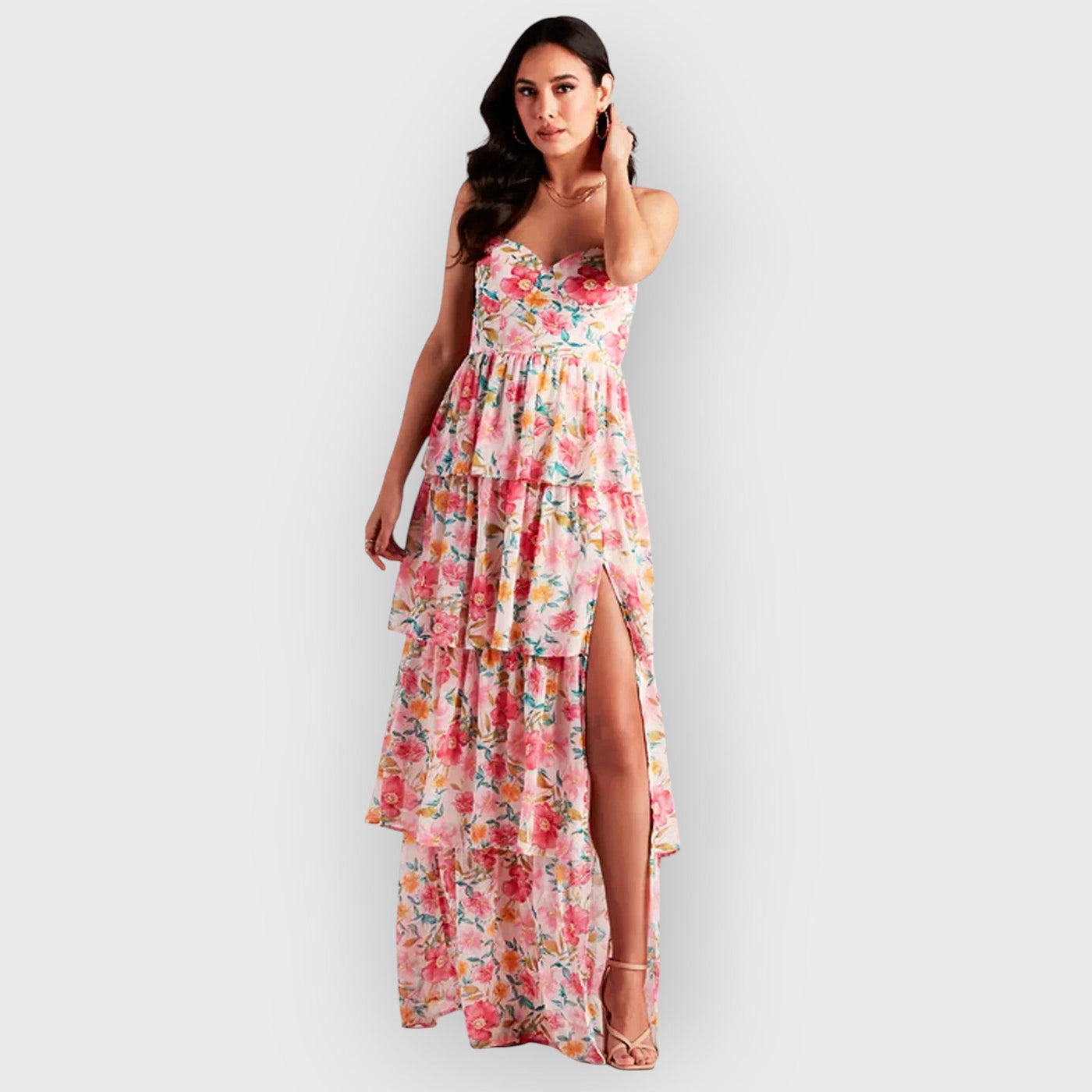 Whispering Petals Bloom Gown