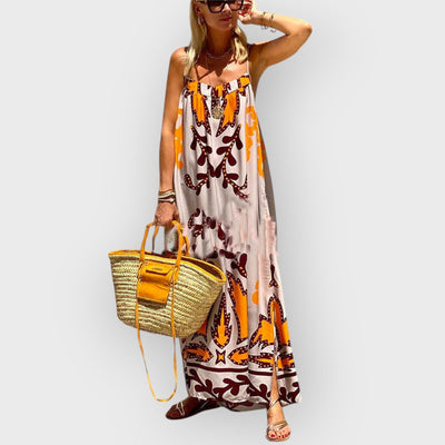 Ethnic Printed Loose Cami Dress