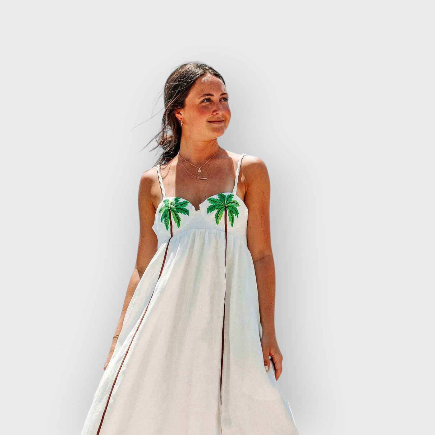 Palm Oasis Slip Dress