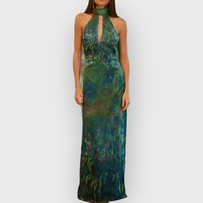 Monet maxi Dress - Irises