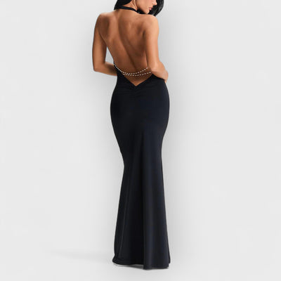Harper Pearl Chains Maxi Dress