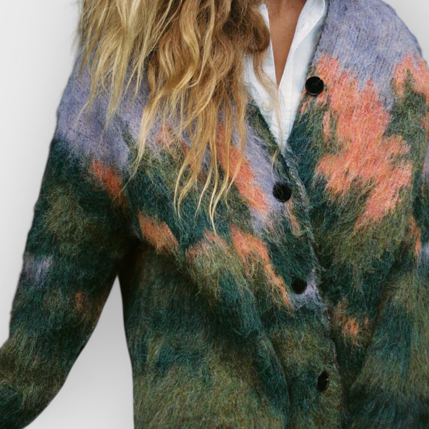 Landscape Knit Coat