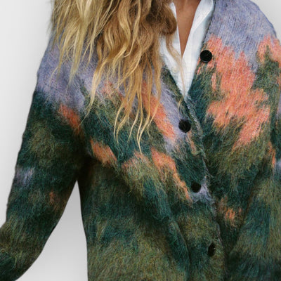 Landscape Knit Coat