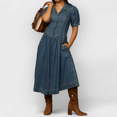 Perrus Jeans Midi Dress
