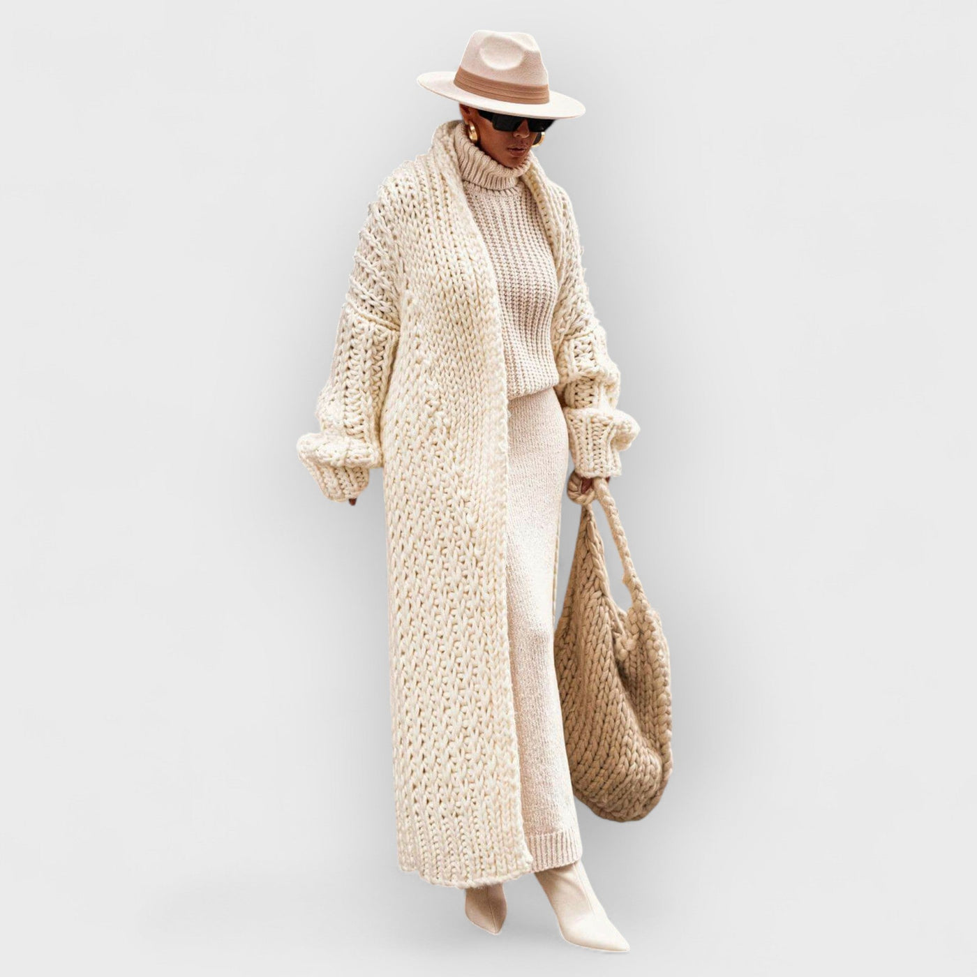 Ivory Hold Me Close Shawl Collar Cardigan