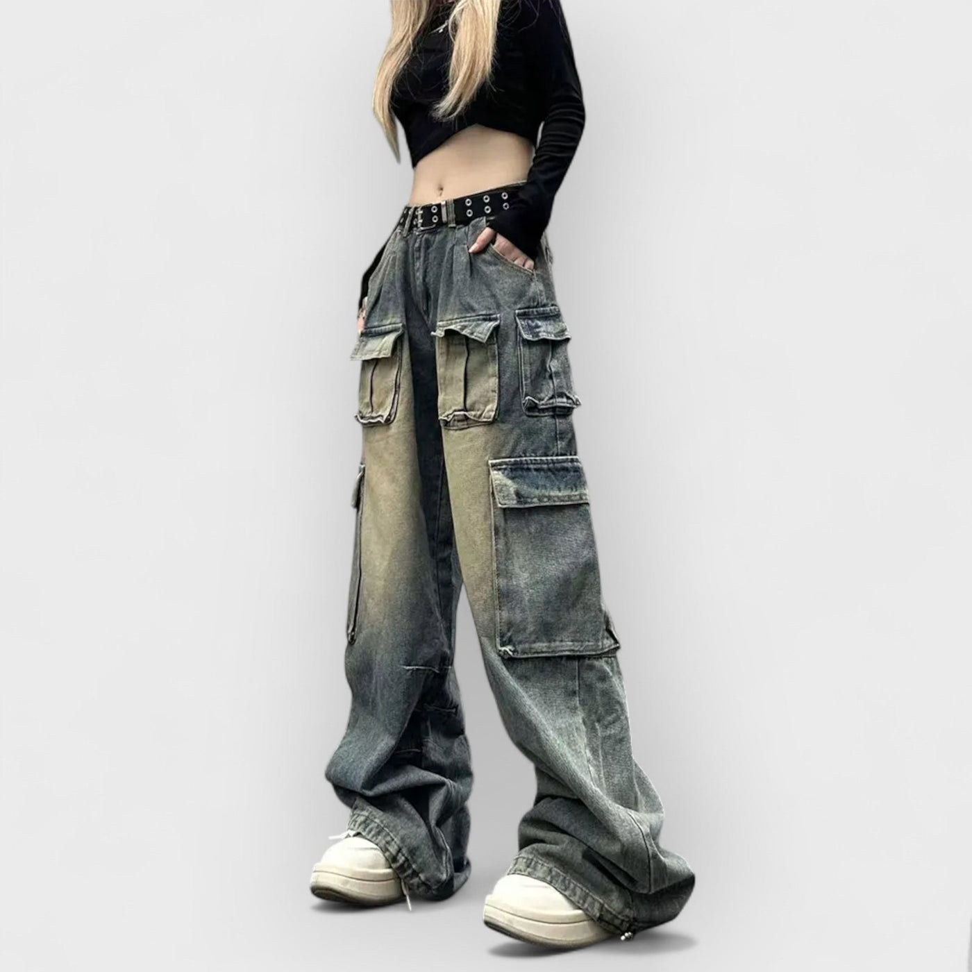 High-Street American Cargo Jeans