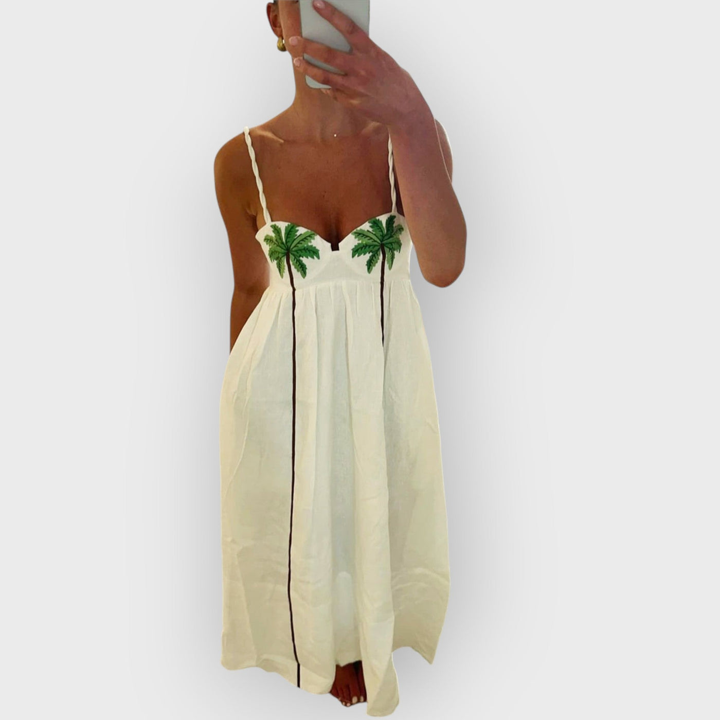 Palm Oasis Slip Dress