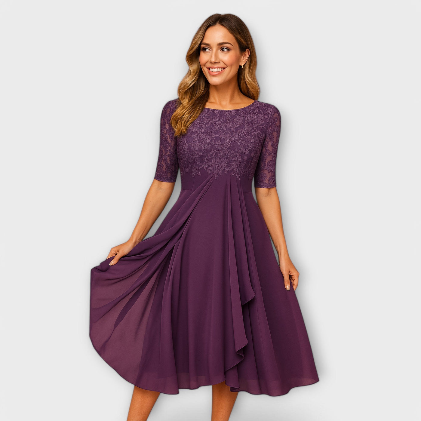 Wedding Guest Midi Dress