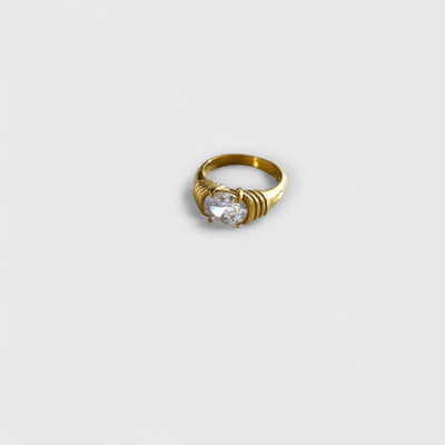 18k Gold Plated The Only Girl Ring Gold