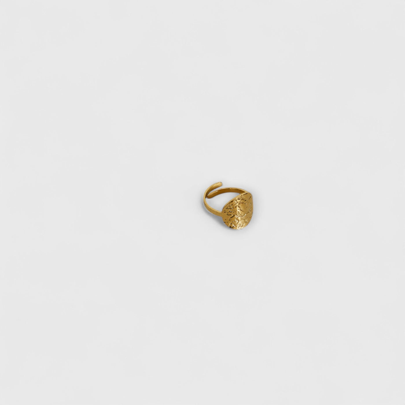 18k Gold Plated Golden Moon Ring Gold