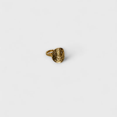 18k Gold Plated Golden Moon Ring Gold