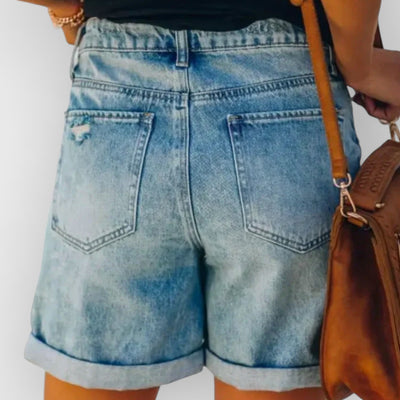 New Stylish Distressed Denim Shorts