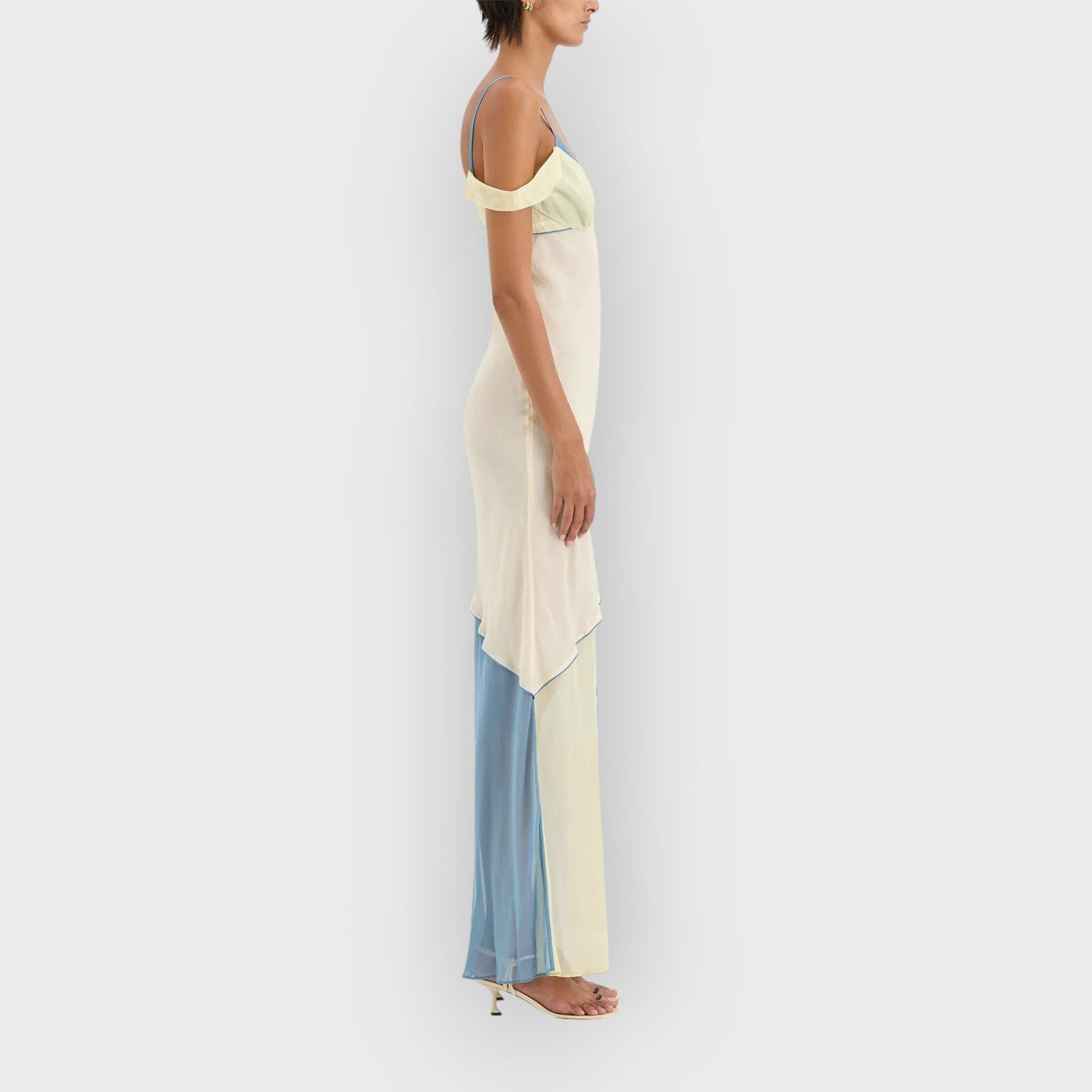 Thames Splice Midi Dress