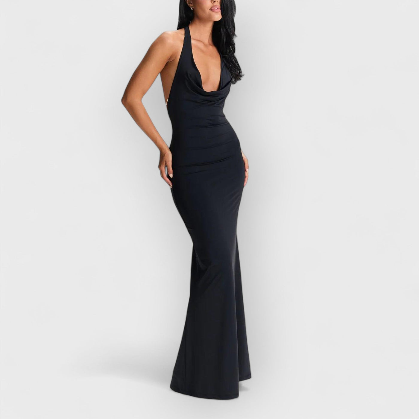 Harper Pearl Chains Maxi Dress