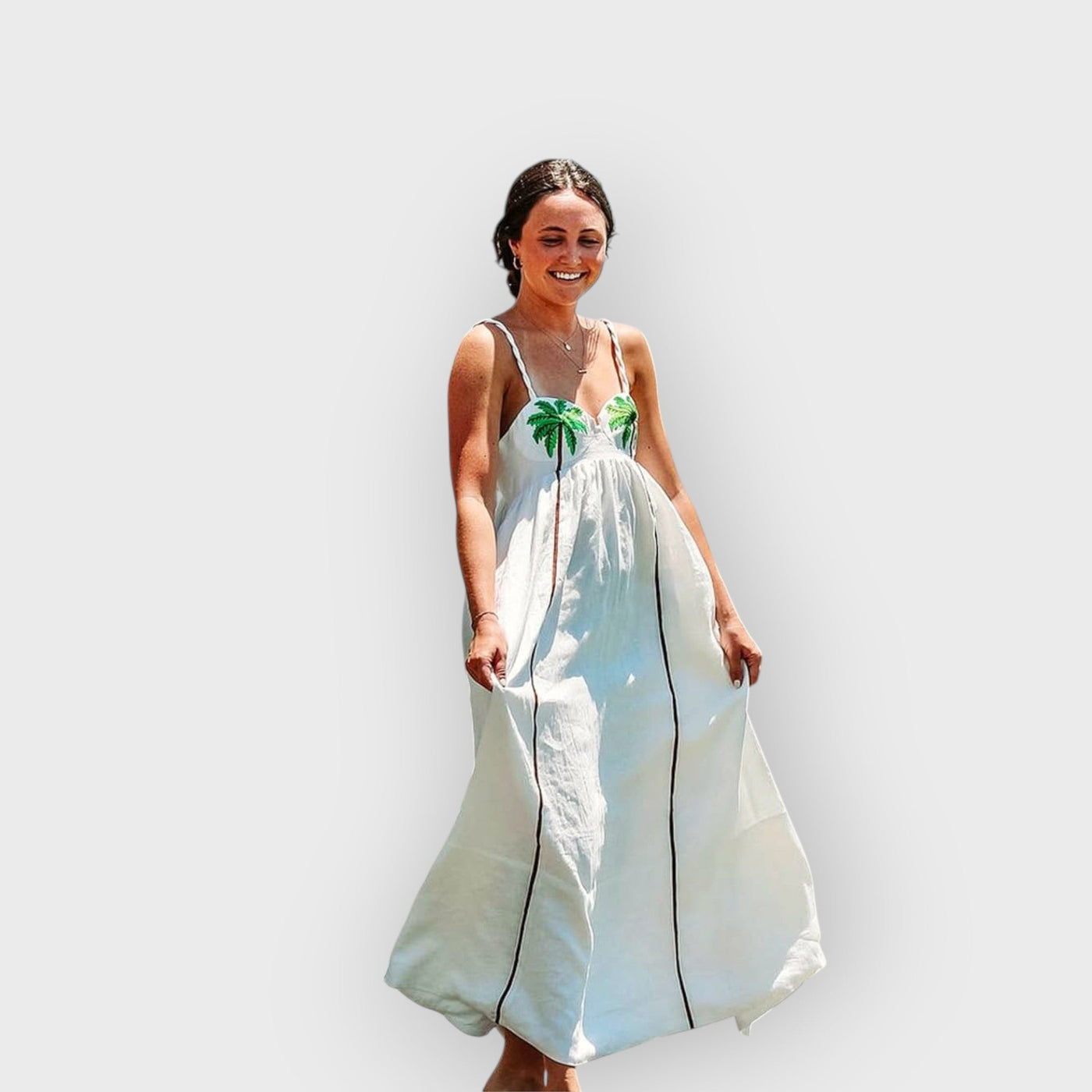 Palm Oasis Slip Dress