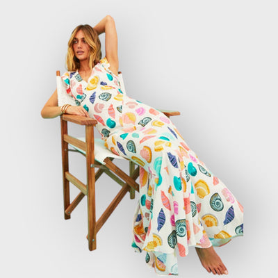 Elodie Dress Coastal Jewel