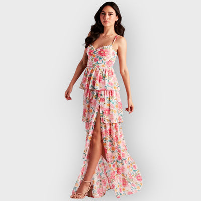 Whispering Petals Bloom Gown