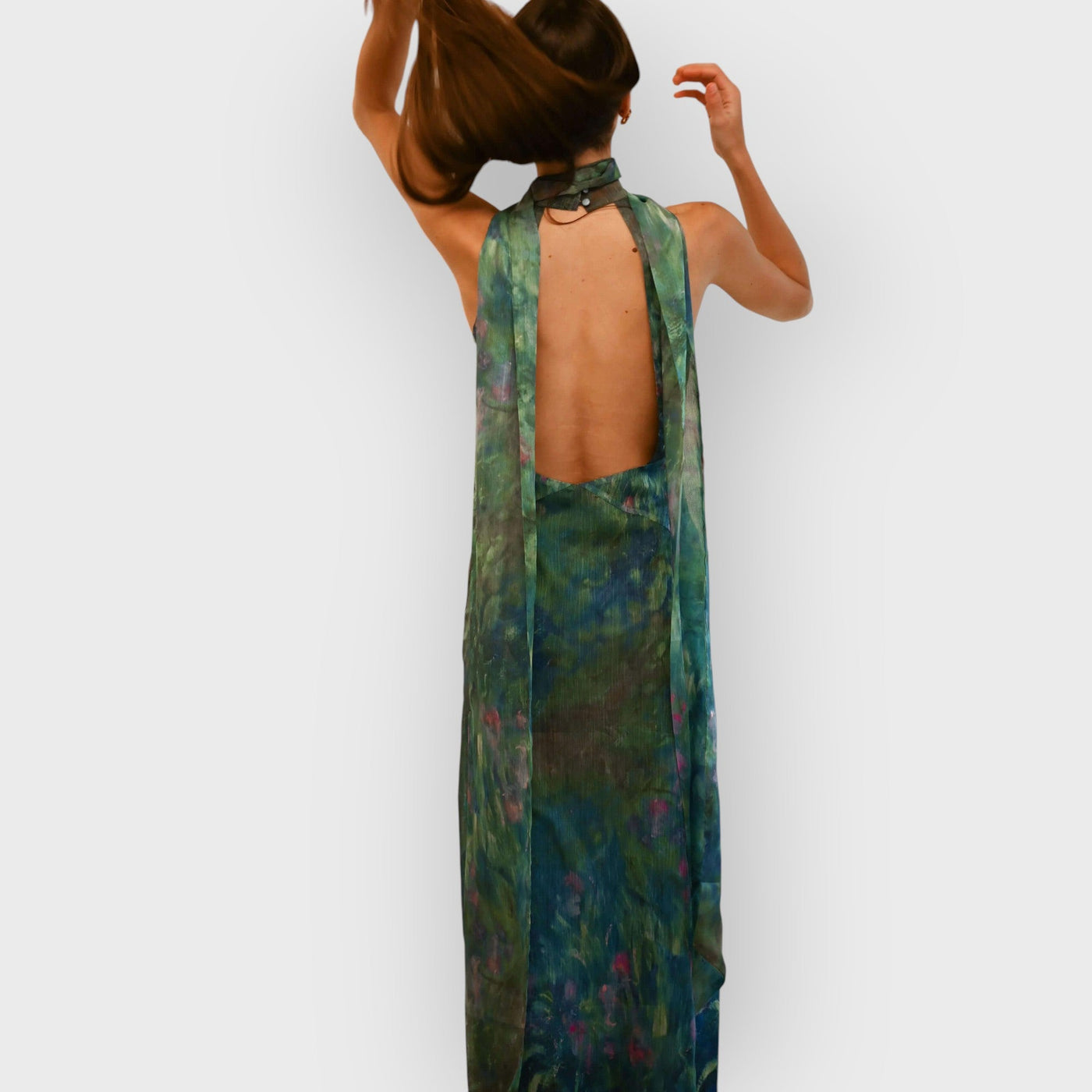 Monet maxi Dress - Irises