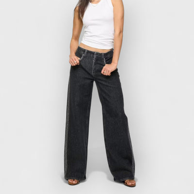 Abbie Wide Mid-Waisted Jeans