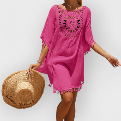Barefoot Dreams: Beach Sun Protection Cover-Up In Pearl