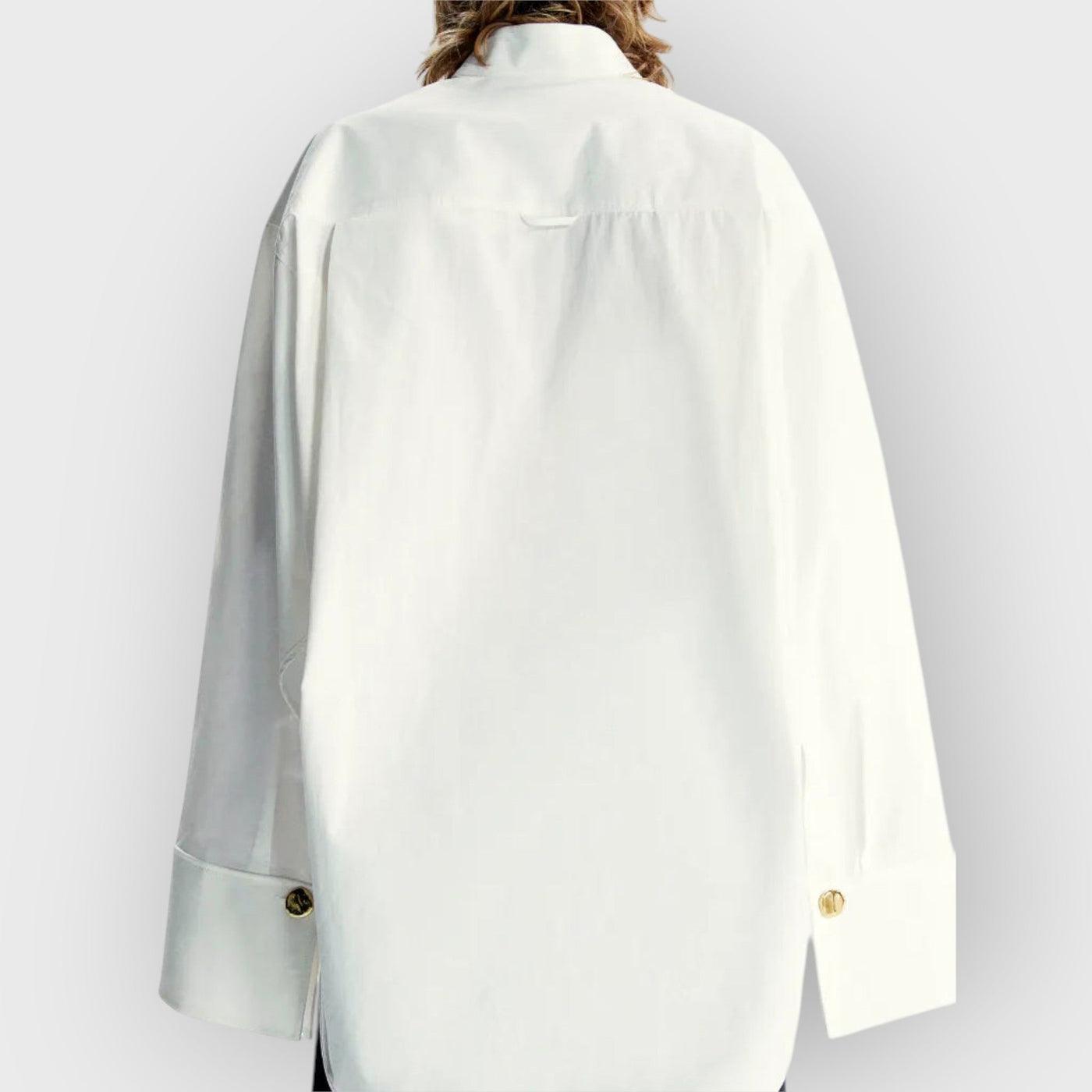 Statement Button Tuxedo Shirt & Fringed Trim Pants