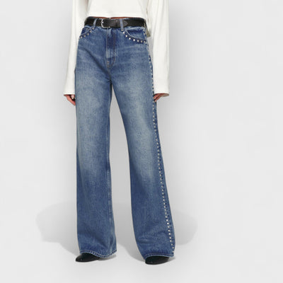 Abbie Wide Mid-Waisted Jeans