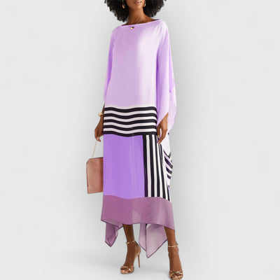 Pink Candy Stripe Kaftan