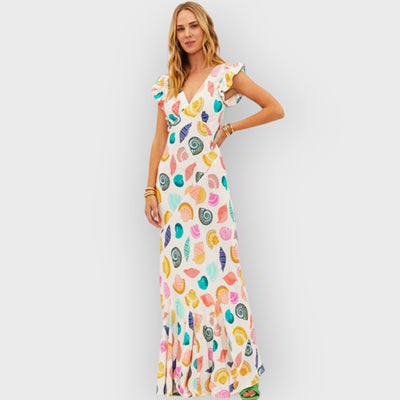 Elodie Dress Coastal Jewel