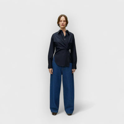 Asymmetric Wrap Shirt