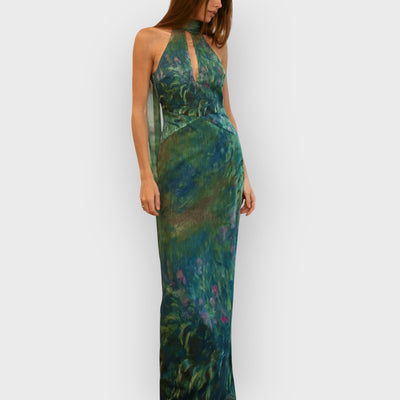Monet maxi Dress - Irises